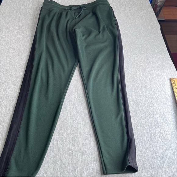 Zara Men Green and Black Joggers with Elastic Waistband size 32 - Picture 3 of 7